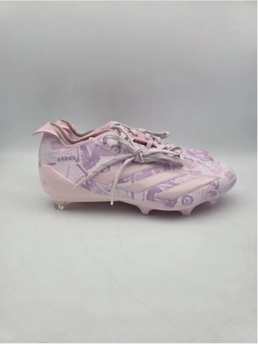 Adizero Electric II Currency Neutral Pink Football Cleats JQ6683 Men’s Size 8.5